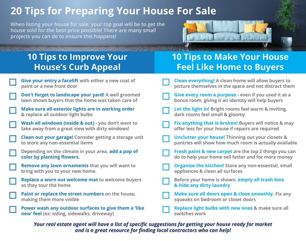 20 Tips for Preparing Your House for Sale This Fall [INFOGRAPHIC]